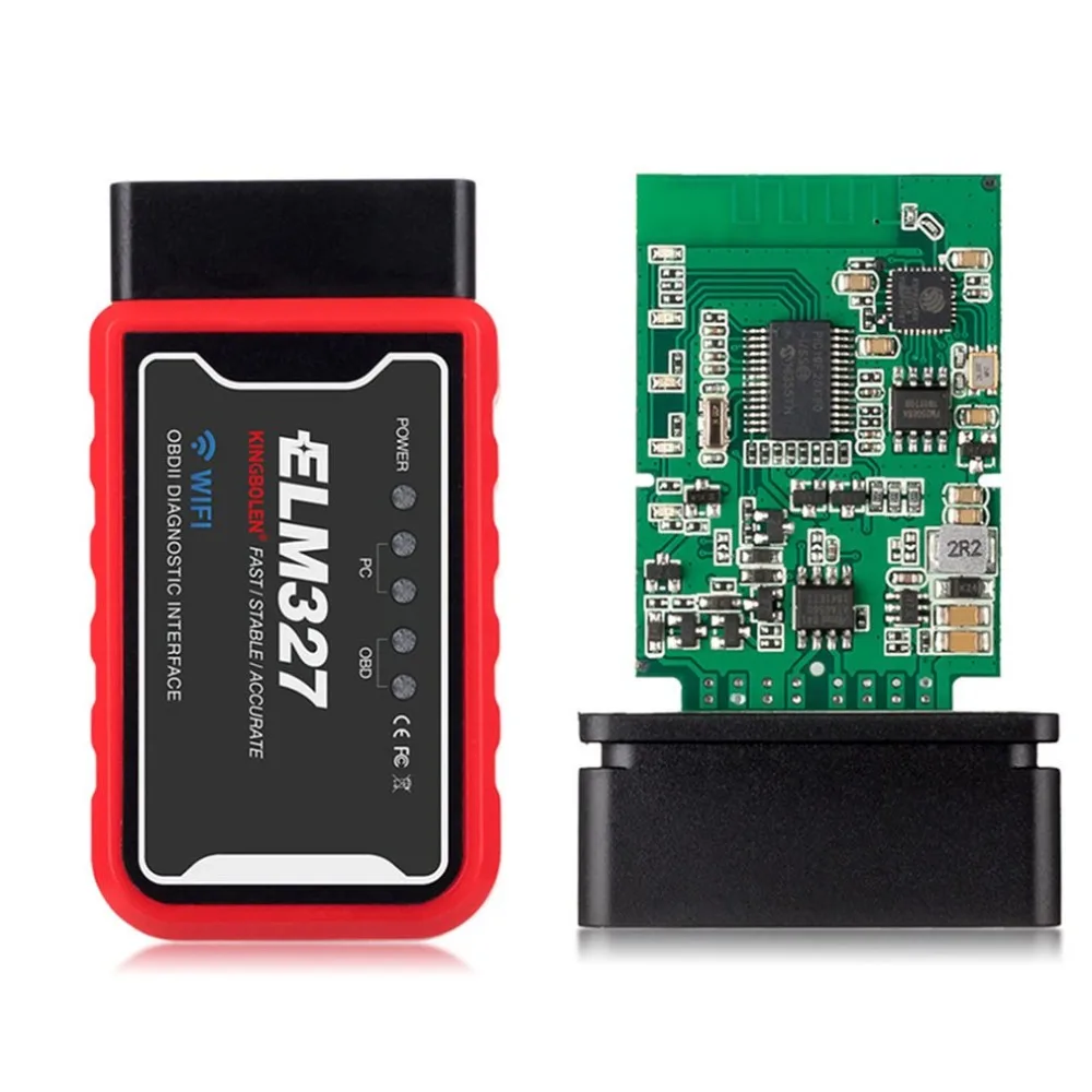 Obd Ii elm327 Wi-Fi инструмент для диагностики неисправностей автомобиля Android для системы Apple Pic25K80 Чип цветной ЖК-экран