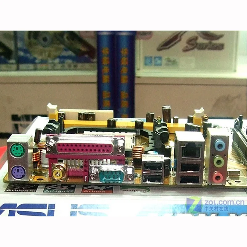 Материнская плата ASUS M2N X PLUS для NVIDIA NF6100 430 GeForce 6100 DDR2 4 Гб б/у системная PCI E