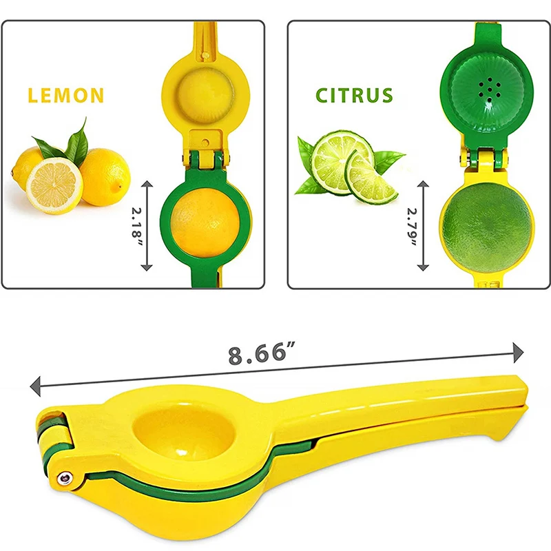 

Double-layer Aluminum Alloy Lemon Squeezer Premium Quality Manual Citrus Press Juicer Household SDF-SHIP