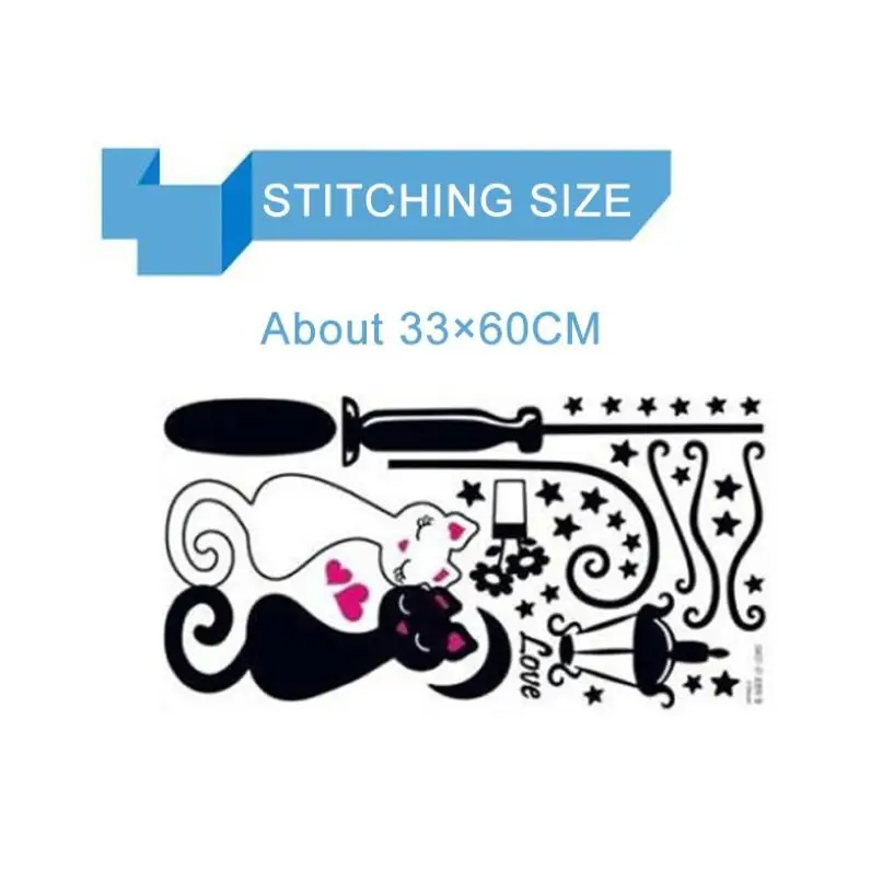 Креативная милая пара мультяшная Наклейка на стену для гостиной спальни сделай сам наклейки домашнего