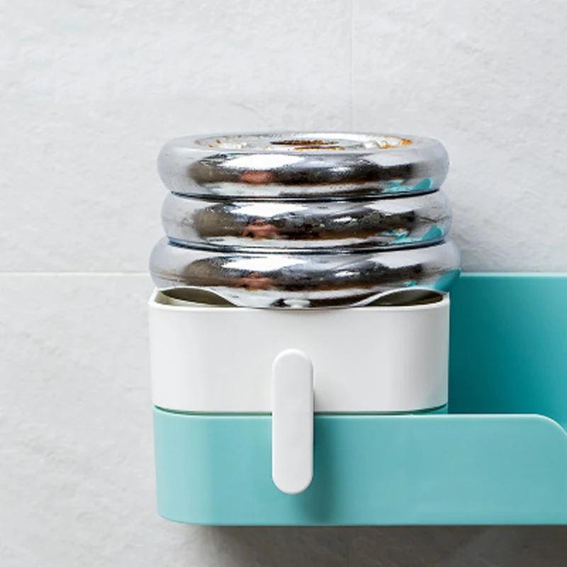 Ванная комната настенный пластиковый фен для волос Органайзер держатель мелочей