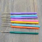 Спицы для вязания разноцветные, 0,6-2,5 мм, с мягкой ручкой