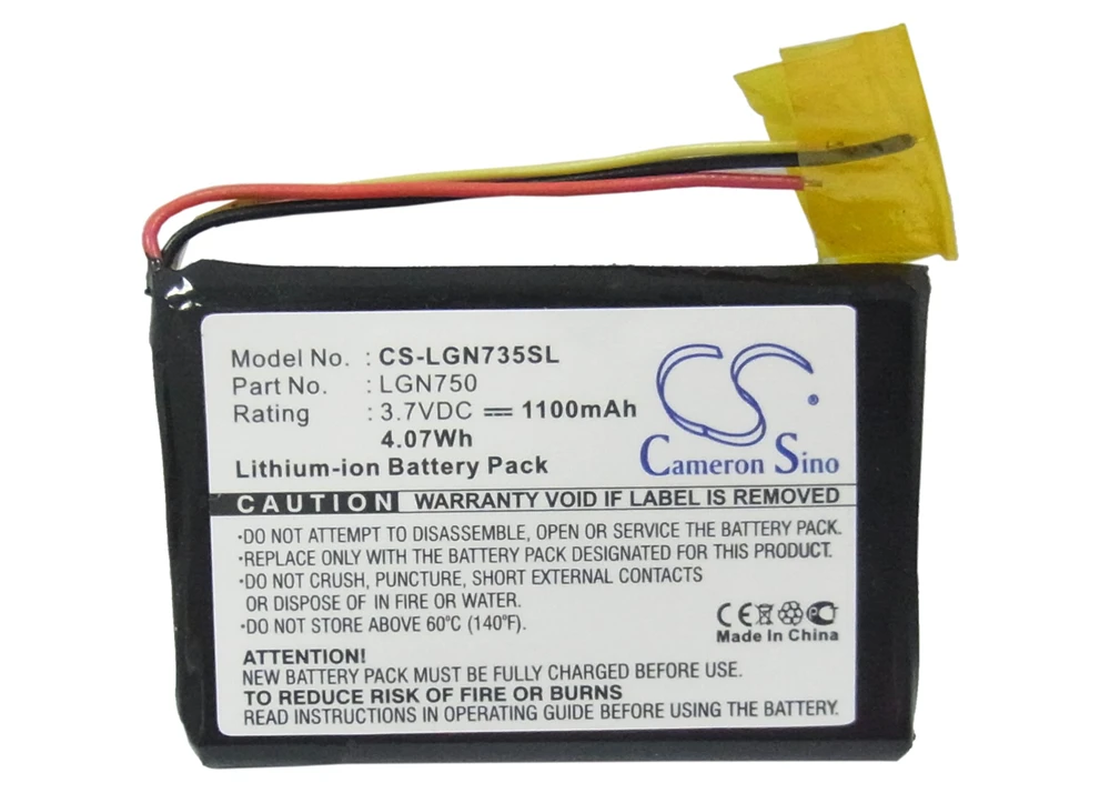 

Cameron Sino 1100mAh Battery for LG LN700, LN704, LN705, LN710, LN715, LN730, LN735, LN740