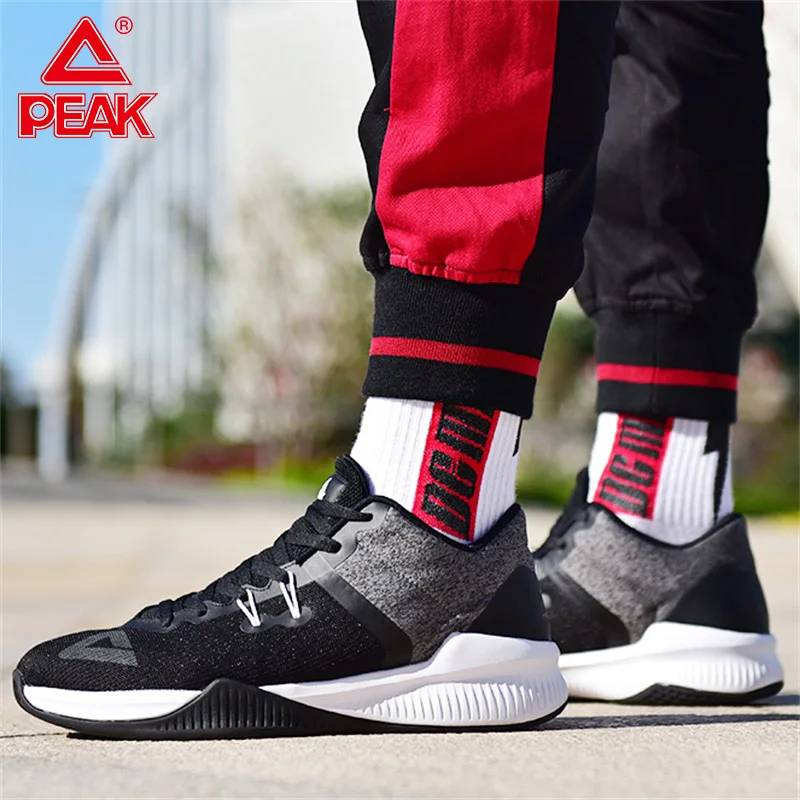 Мужские баскетбольные кроссовки с нескользящей подошвой дышащие в классическом