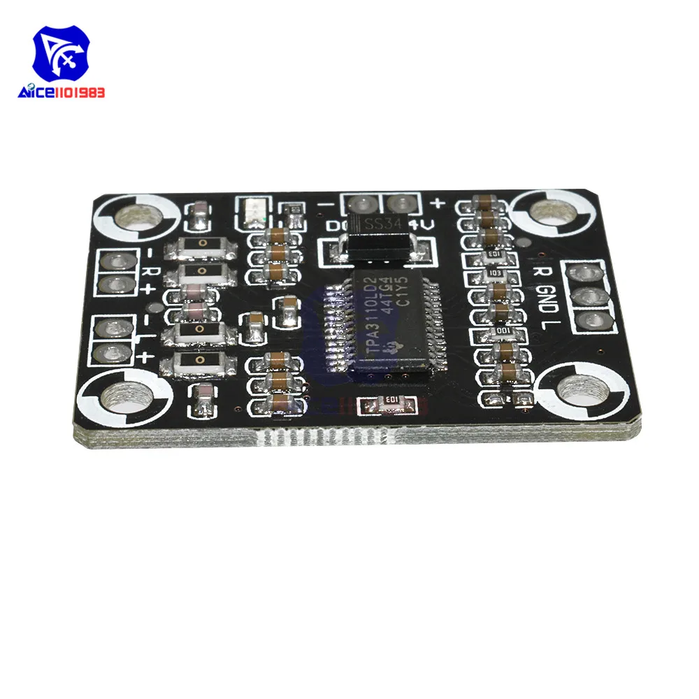 Цифровой модуль усилителя diymore TPA3110 2X15W аудио стерео Плата мощности мини