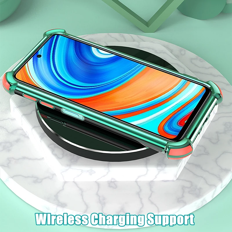

Transparent Case For Redmi Note 9 8 Pro 9S 9A 9C Lens Protection Case AirBag Clear Silicone Cover On For Xiaomi Mi Note 10 Pro