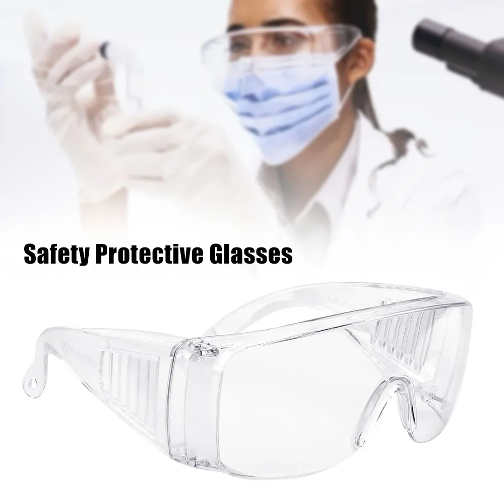 

LEEPEE Lab Glasses Clear Lens Anti-Sneeze Liquid Anti-fog Safety Goggles Foldable Eye Protection Anti-Droplets Windproof