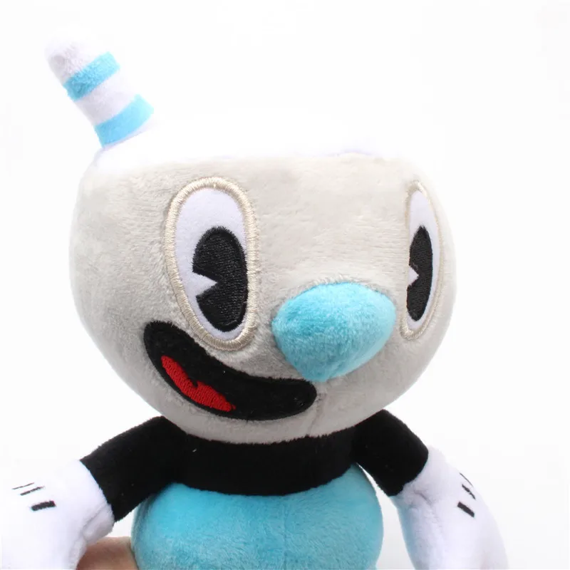 25 см приключенческая игра Cuphead плюшевые игрушки Mugman плюшевая кукла игрушки дьявол легендарная чаша плюшевые куклы игрушки для детей Подарки