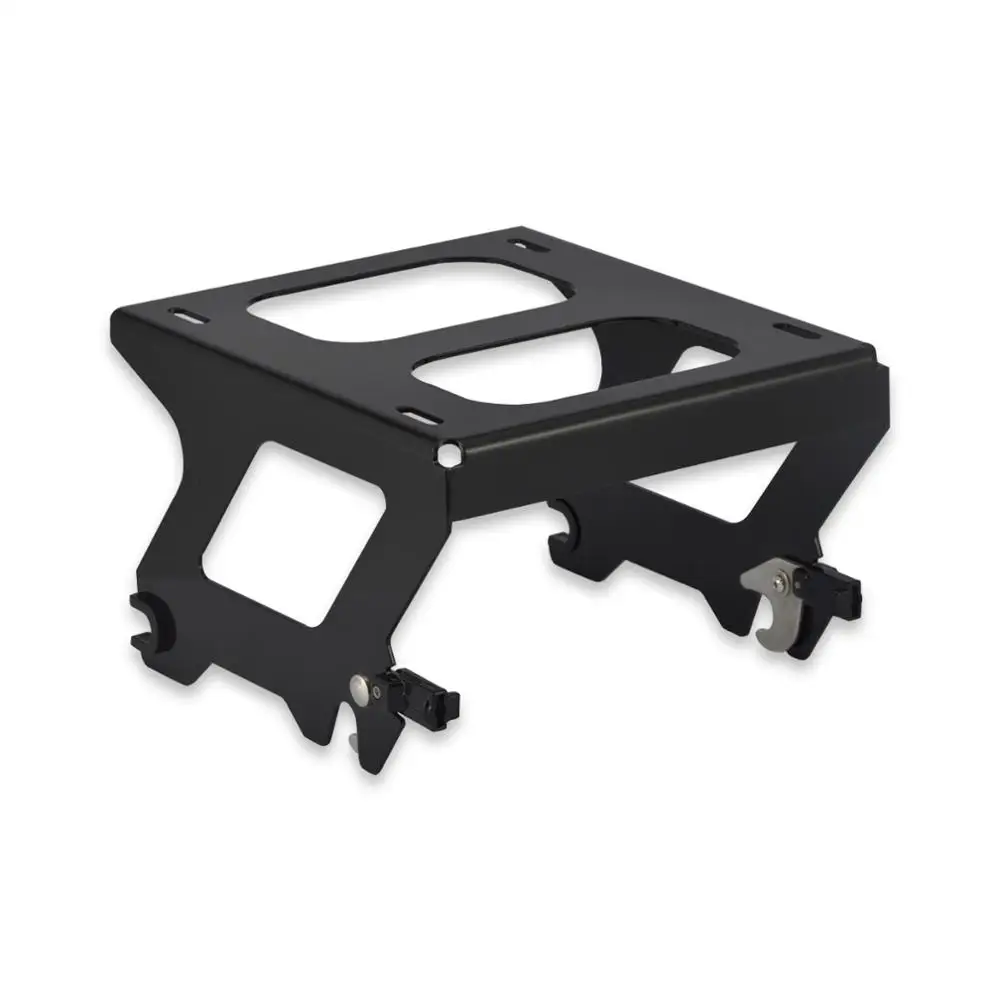 Съемный Черный багажный комплект для путешествий стойка багажа Harley Softail FLDE FLHC FLHCS