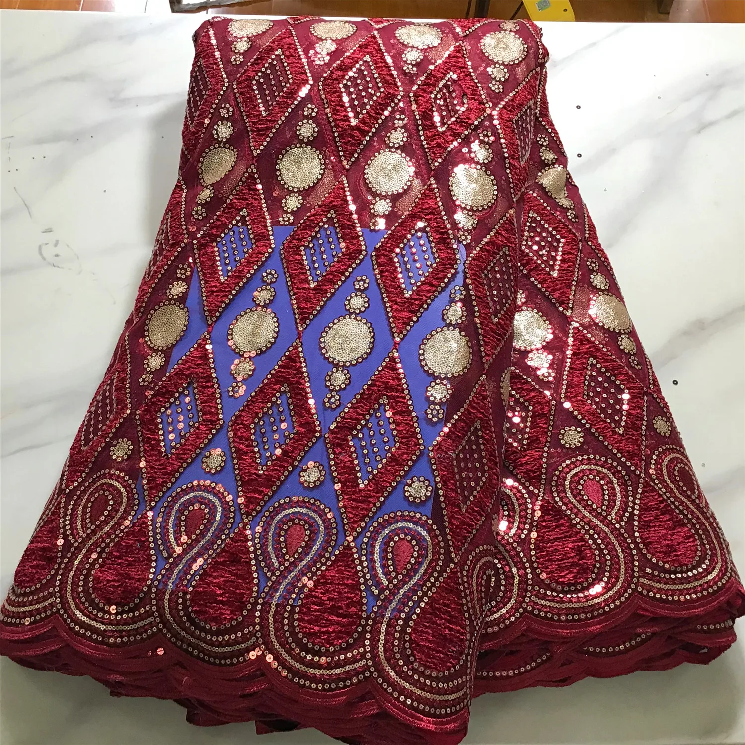 Высококачественная вышитая африканская гипюровая кружевная ткань дешевая