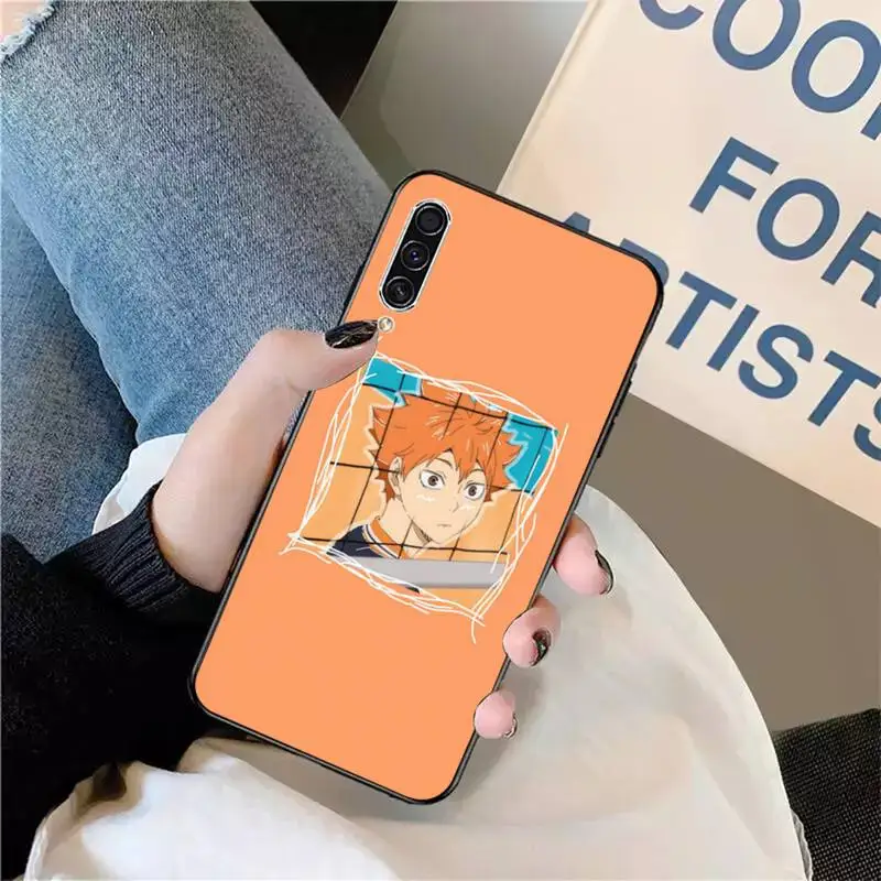 

Volleyball Junior Haikyuu Japan anime Phone Case For Samsung galaxy A S note 10 7 8 9 20 30 31 40 50 51 70 71 21 s ultra plus