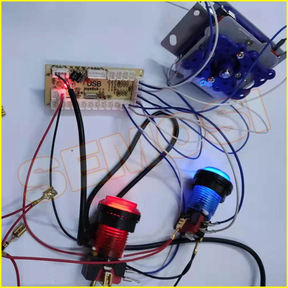 Набор для управления аркадными играми сделай сам 2 игрока игровой джойстик с