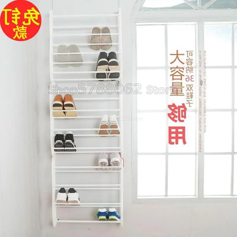 Подвесной шкаф для обуви многослойная белая стойка хранения 12 уровней в сборе |