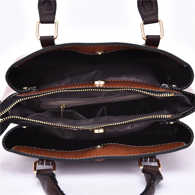 Роскошная женская сумка брендовые дизайнерские сумки на плечо кожаная