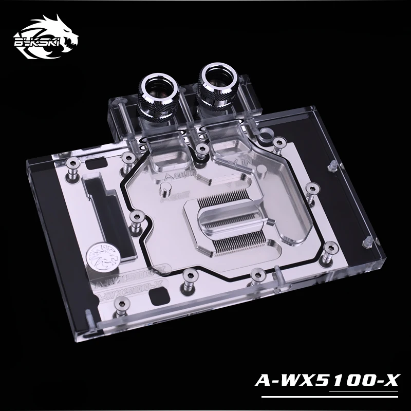 Bykski полный охват GPU водный блок для AMD Radeon Pro WX 5100 7100 8 Гб видеокарта A WX5100 X|Кулеры и