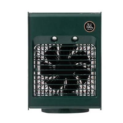 

Portable Air Conditioner Shak Head Spray Mist Cooler 4000mAh Battery Rechargeable Wireless Fan for Desktop Home Bedroom Office