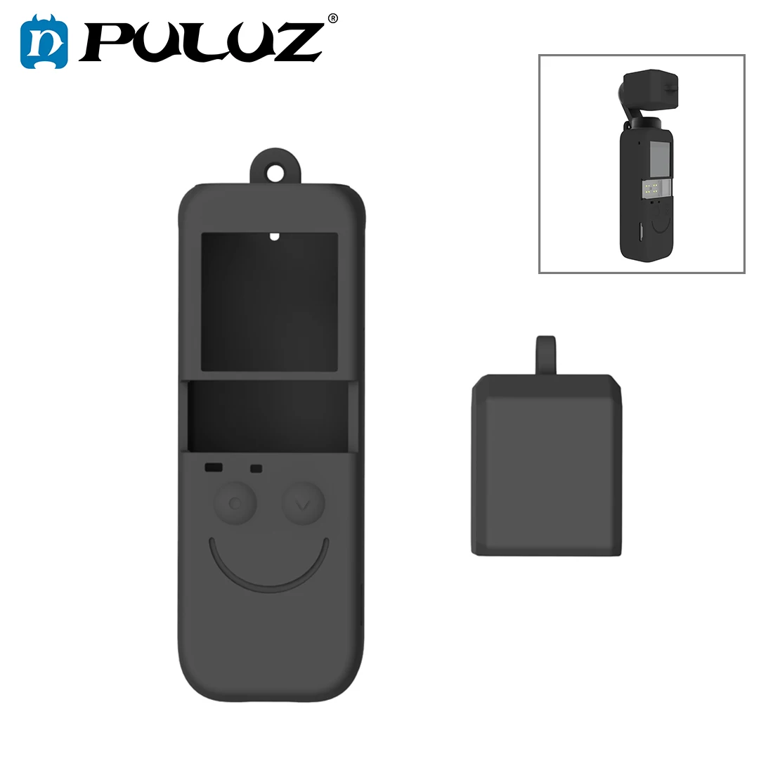 Набор защитных чехлов PULUZ 2 в 1 из мягкого силикона для DJI OSMO Pocket Handheld Gimbal Camera|Чехлы