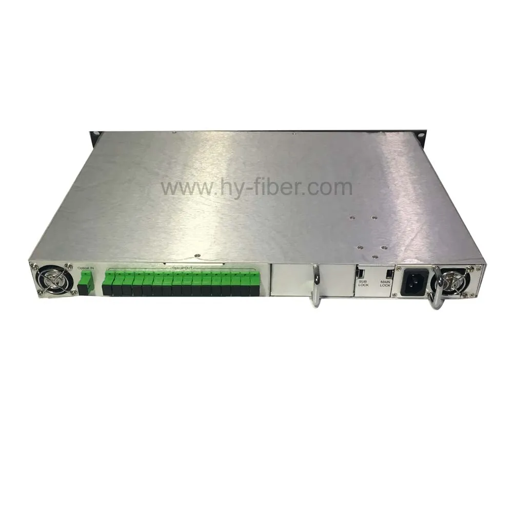 8 Way CATV 1550nm Optical Amplifier with WDM 16dBm SC/APC Fiber Port Dual Power Supply 220V or 48V | Мобильные телефоны и