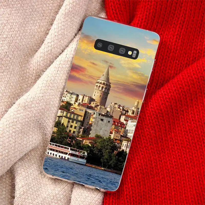 

Istanbul Sceneary Building Phone Case Transparent for Samsung A71 S9 10 20 HUAWEI p30 40 honor 10i 8x xiaomi note 8 Pro 10t 11