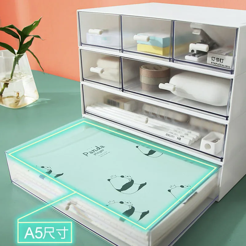 Пластиковая настольная коробка для хранения косметики бесплатный