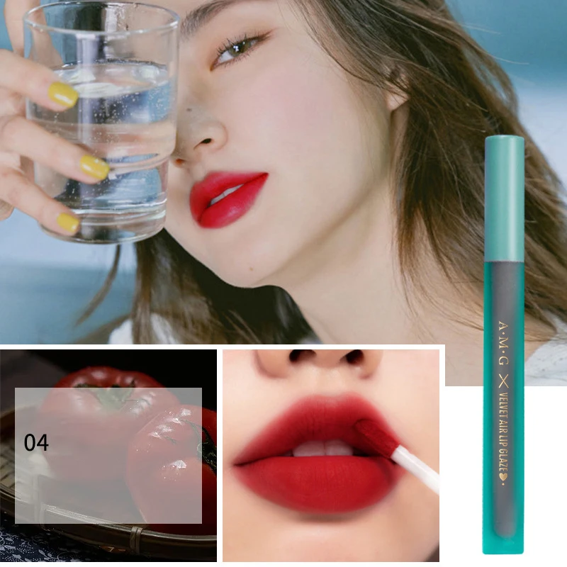 

4 Color Matte Lipstick Velvet Lip Glaze Color Charm Lasting Non-fading Lip Make up SOYW889