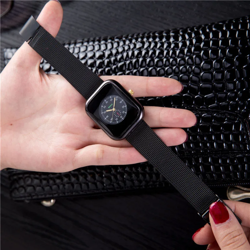 

2021 new pollock steel belt mesh belt sports quartz watch men's and women's couple watches for men and women