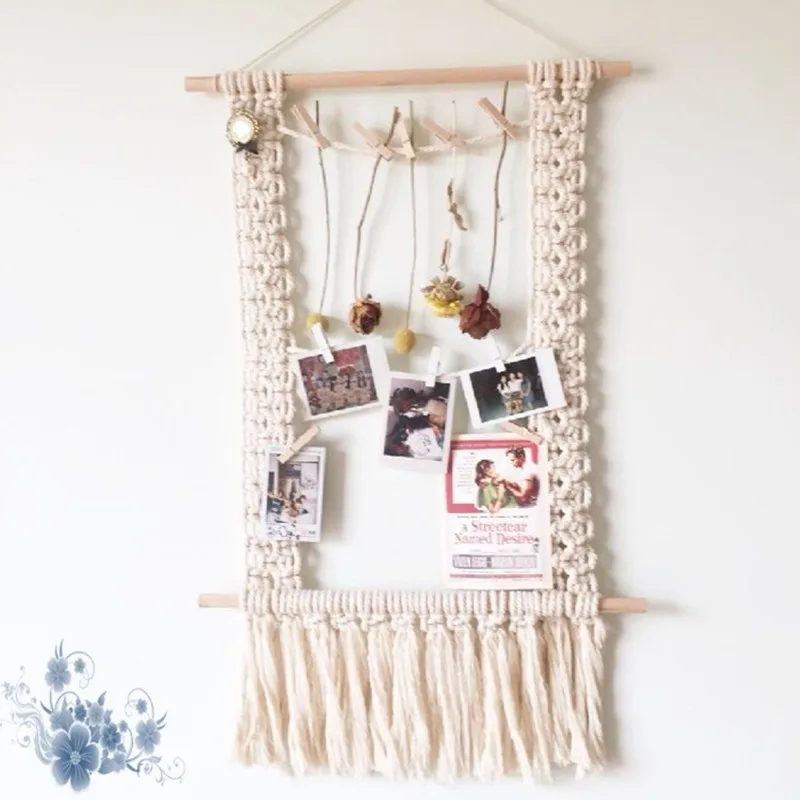 Украшение в скандинавском стиле хлопковый гобелен ручной работы гостиная