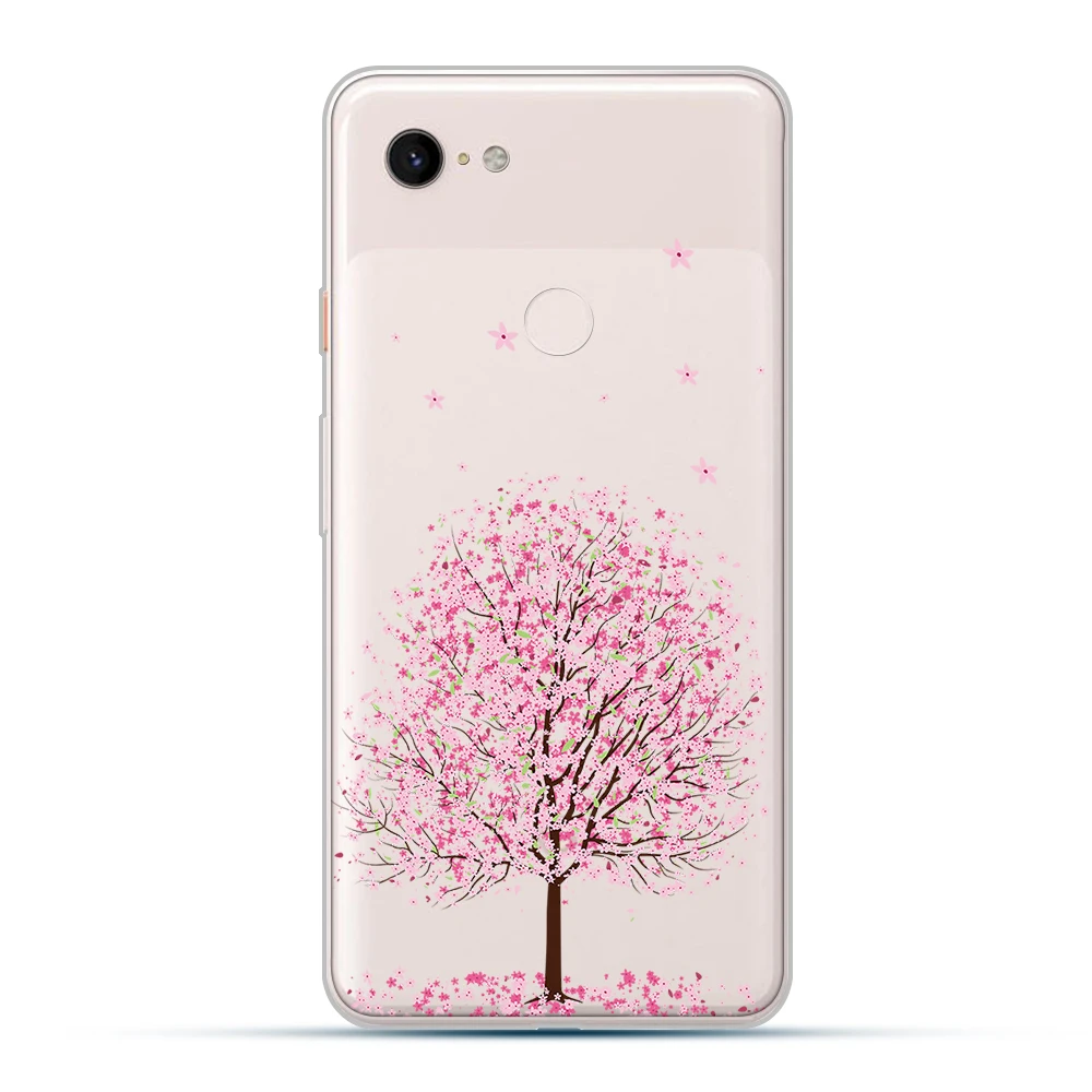 

ciciber Cherry blossoms tree Case for Google Pixel 4 3 XL Soft Silicone TPU Cover for Google Pixel 2 3a XL Funda Cover Capa Cute