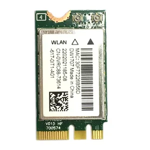 Беспроводная карта для Dell DW1707 WLAN WiFi 802,11 bgn + Bluetooth 4,0 NGFF VRC88 Latitude 3340 E5250 3550 E7250 E7450