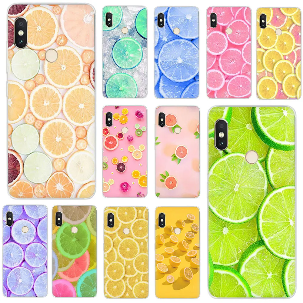 Жесткий чехол Pretty Fruit Lemon для телефона Xiaomi Mi Note F1 5S 6 8 9 10 SE A1 A2 A3 Lite 9T CC9e Pro|Бамперы| |