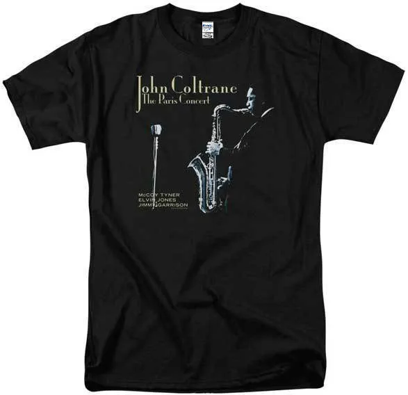 

2019 Summer T Shirts For Men John Coltrane Paris Coltrane Black Men'S T Shirt S 3Xl 034057