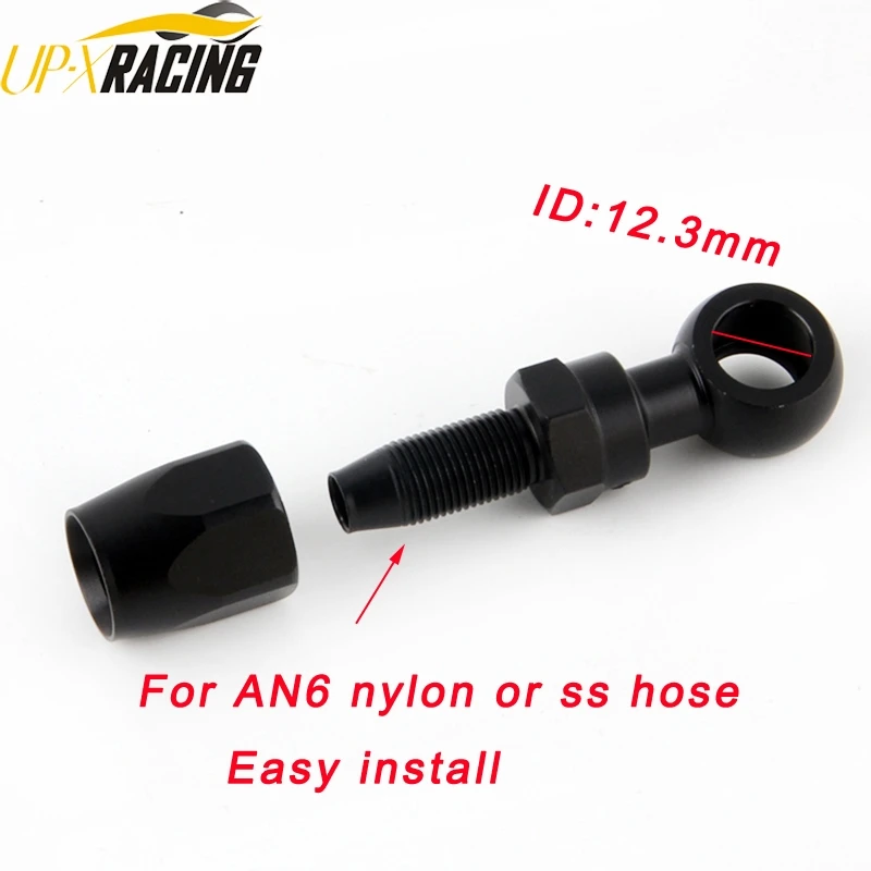 Автомобильный мотоцикл гидравлическая нержавеющая сталь нейлон AN6 шланг фитинг