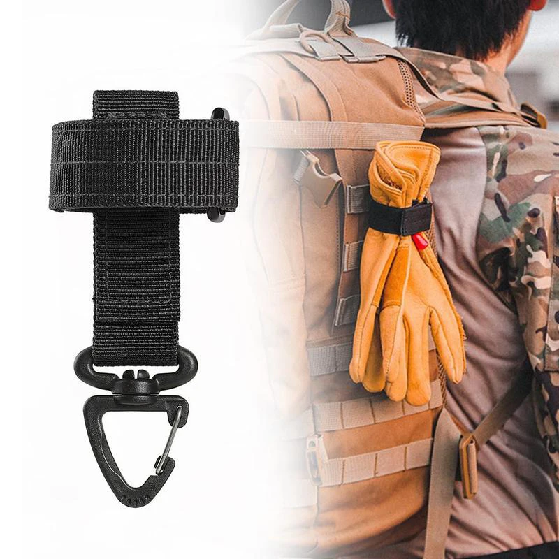 

5Pcs Multi-Purpose Glove Hook Glove Hanging Buckle Outdoor Belt Fixed Glove Hook Tool Climbing Rope Storage