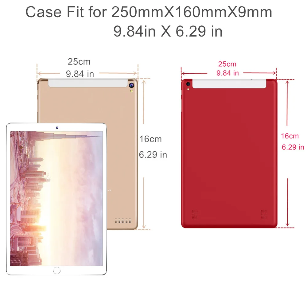 Мягкий силиконовый чехол 10 1 дюйма для планшетного ПК 3G/4G Android противоударный |