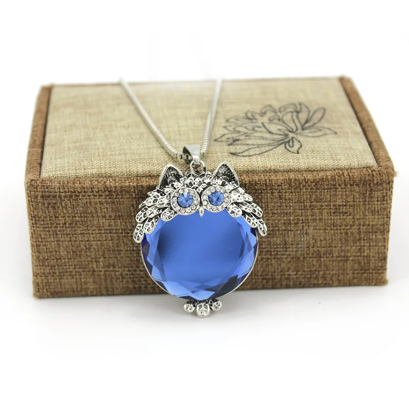 Новый свитер цепочка колье для женщин с рисунком Совы украшением в виде