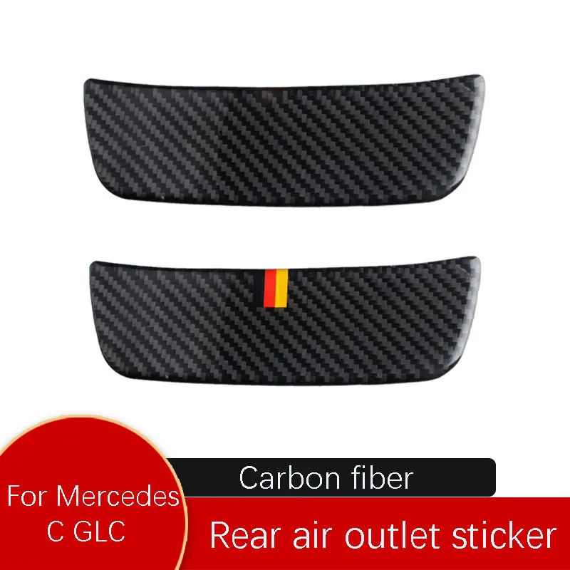 Декоративная наклейка на заднюю панель автомобильного кондиционера для Mercedes Benz C
