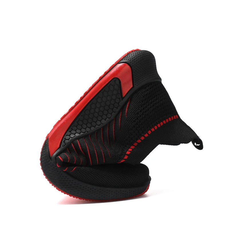 SALUDAS Sport Shoes Men Fashion Walking Shoes Mesh Ultra Lightweight Running Shoes Casual Breathable Knit Slip on Sneakers