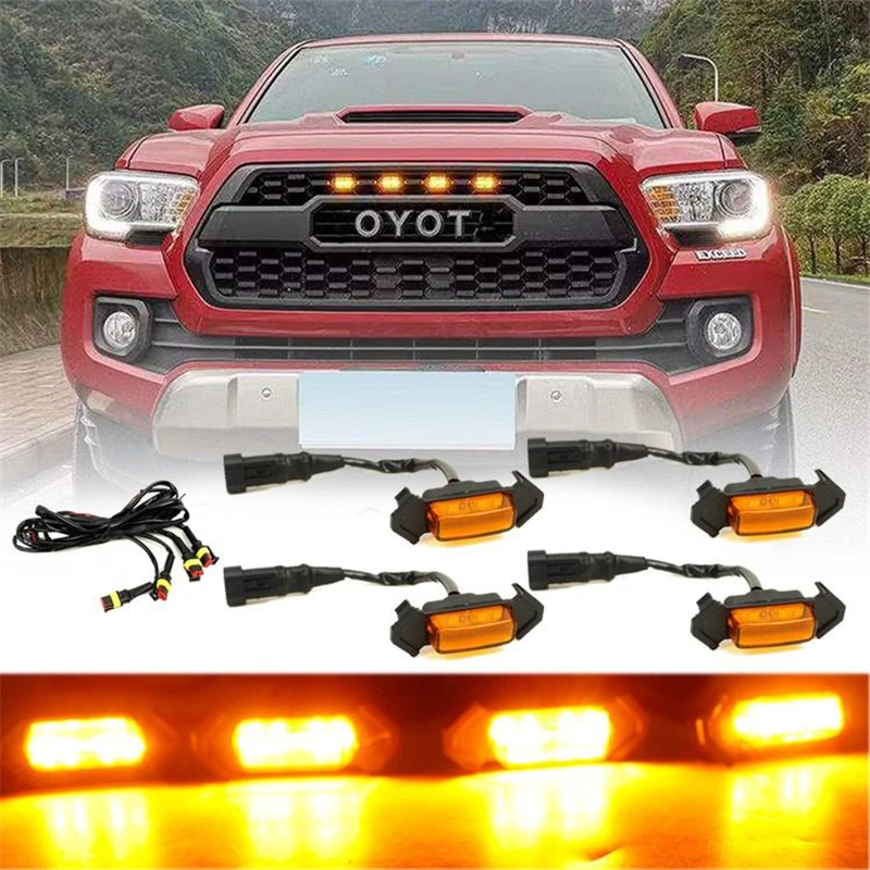 Raptor-стиль светодиодная решетка освещения время катания в сборе для 2016-up Toyota Tacoma