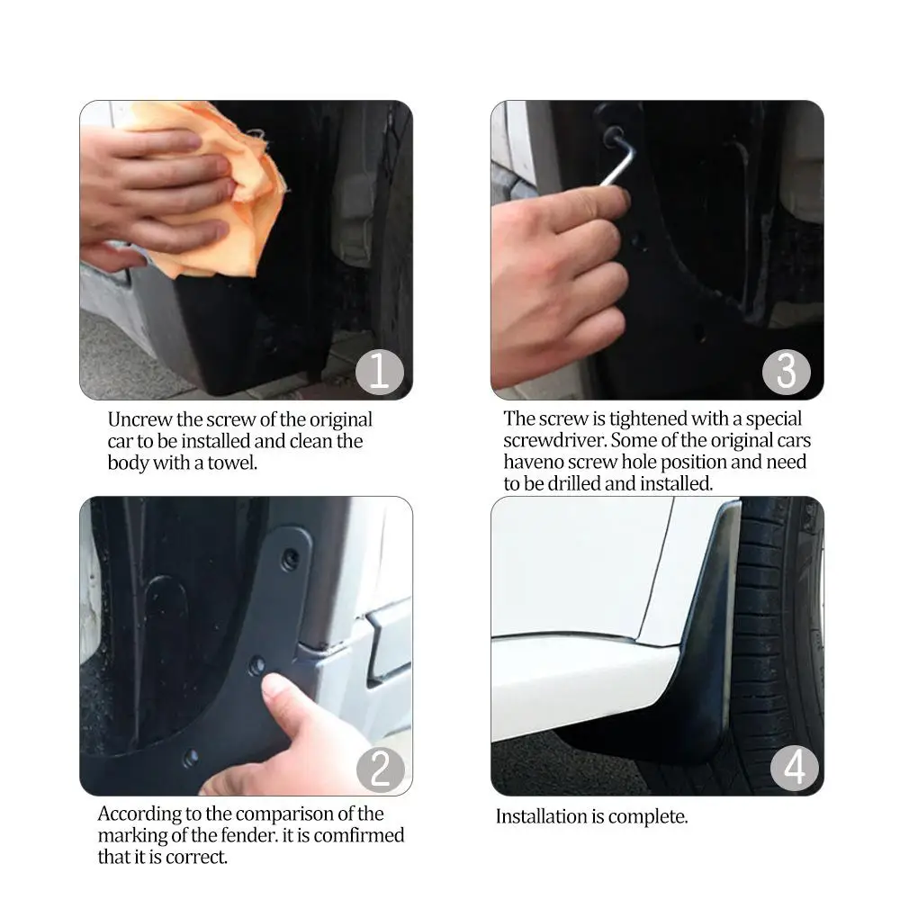 Модифицированное переднее и заднее колесо для автомобиля крыло Tesla MODEL3 2016-2019 |