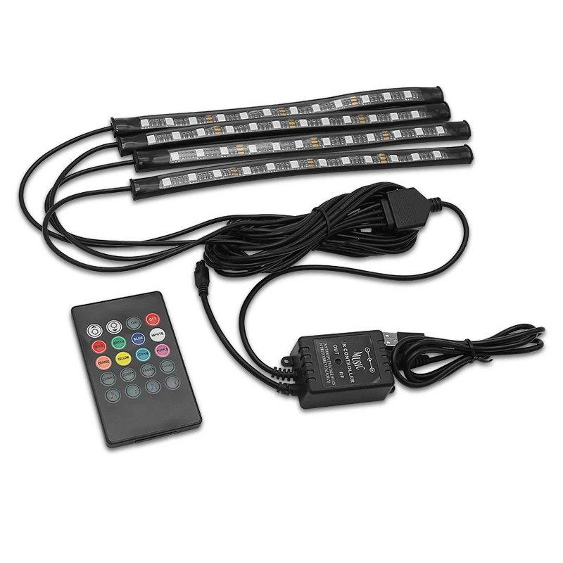 Для Chevrolet Cruze Aveo Lacetti Tahoe Aveo Niva Spark Orlando аксессуары RGB Светодиодные полосы света декоративная атмосфера света