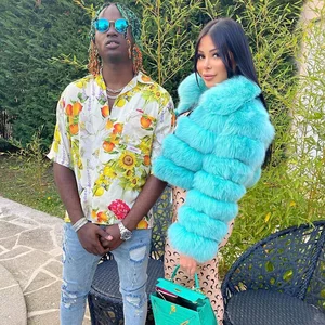 Шуба женская FURSARCAR, из натурального Лисьего меха, зимняя, 2021