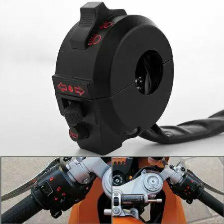 Adeeing руль для левого мотоцикла Dirt Bike ATV указатель поворота сигнальный светильник