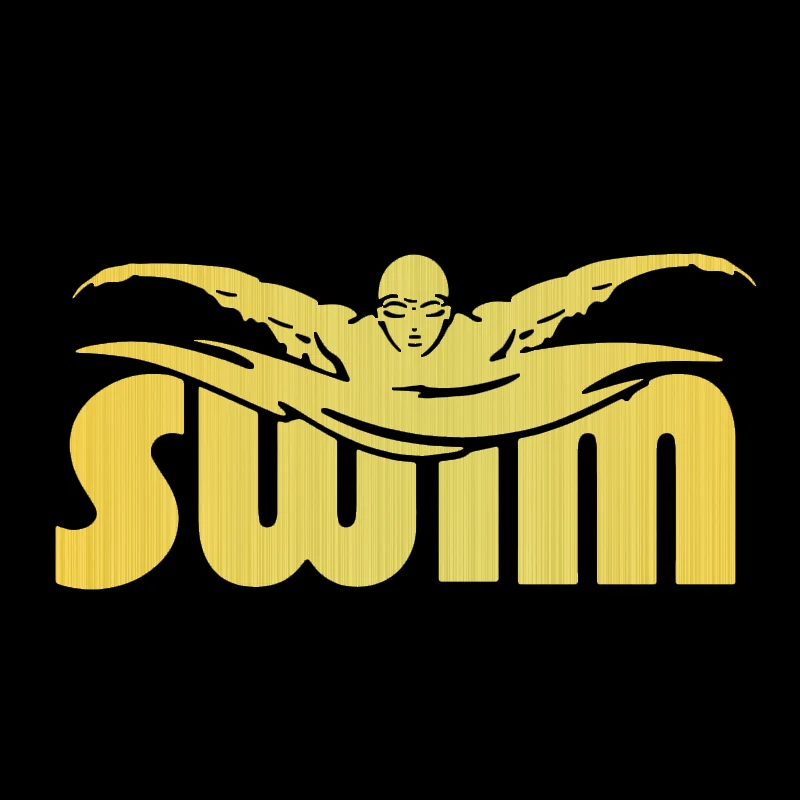 

S51384 Various Sizes/Colors Car Stickers Vinyl Decal Swim Player Athletic Sport Motorcycle Decorative Accessories Creative