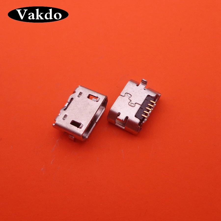 100pcs/lot Short Type Data Charging port Connector Scoket Jack For ASUS K012 fonepad7 FE170 fonepad 7 mini Micro USB Power 5-pin | Мобильные