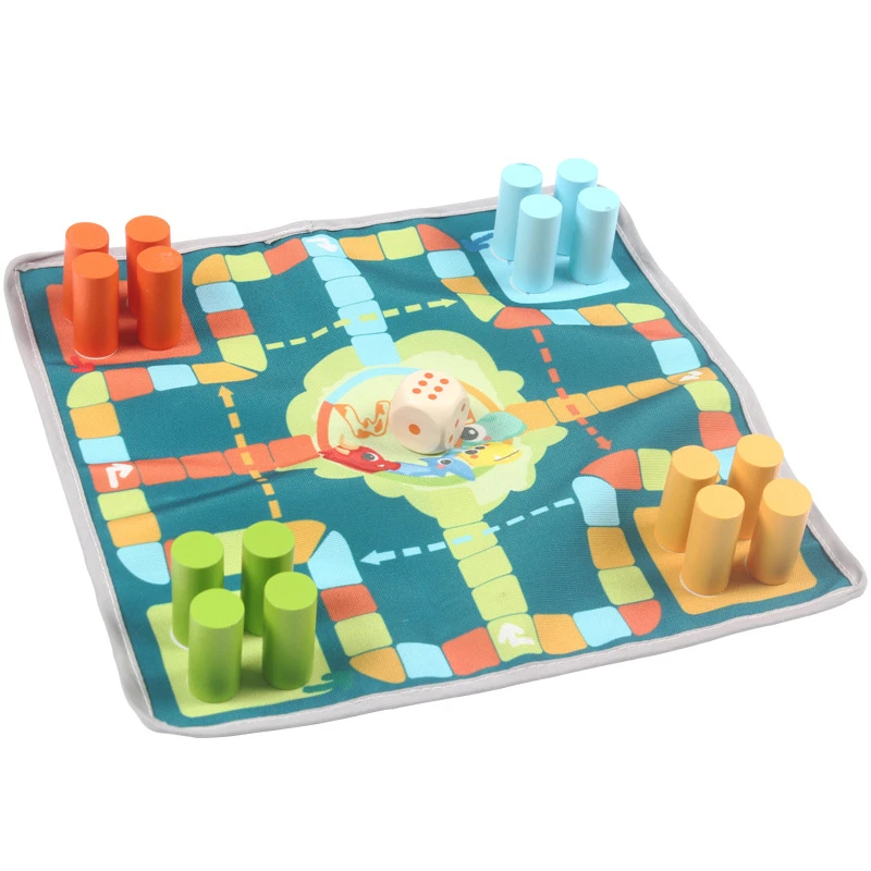 Деревянные игрушки с башней Монтессори строительные блоки игральными костями