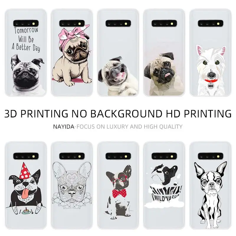 Мягкий силиконовый чехол с рисунком для Samsung Galaxy S21 S20 S7 Edge S8 S9 S10 Plus S11 Lite Ultra Terrier dog