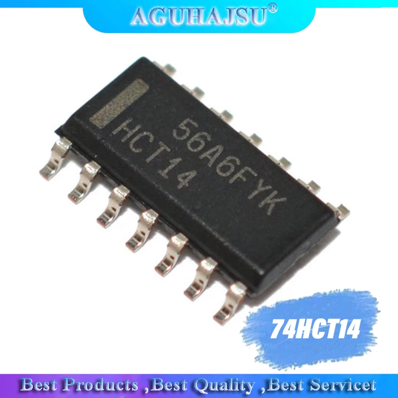 10pcs/lot 74HCT14 74HCT14D SN74HCT14D SOP14-3.9MM new original | Электронные компоненты и принадлежности