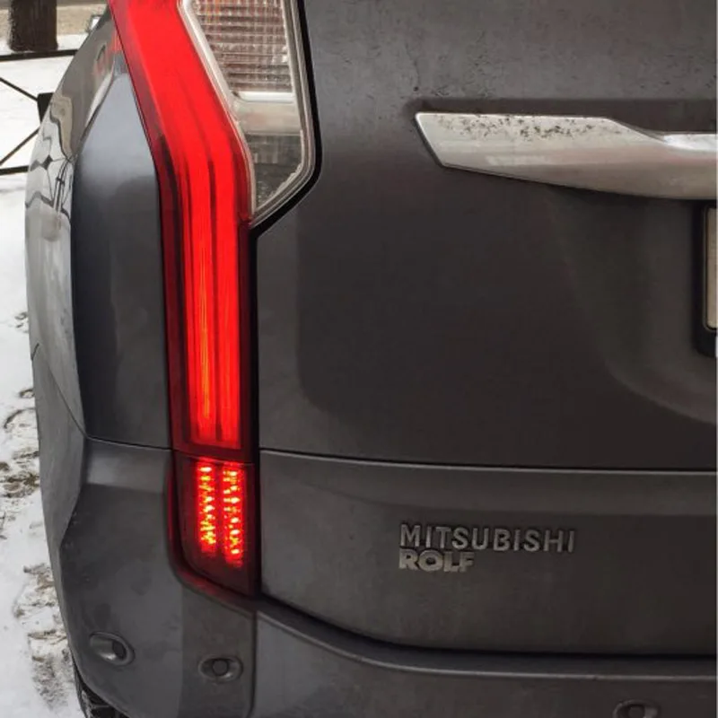 

12V Car LED Rear Lights For Mitsubishi Montero Pajero Sport 2016 2017 2018 Reflector Bumper Lamp Taillights Backup Brake Light