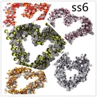 Серый Клей SS6 (1,9-2,0 мм) для горячей фиксации камня с плоской обратной стороной, 1440 шт.пакет Стразы с кристаллами, высокое качество, стразы для глажки одежды и обуви