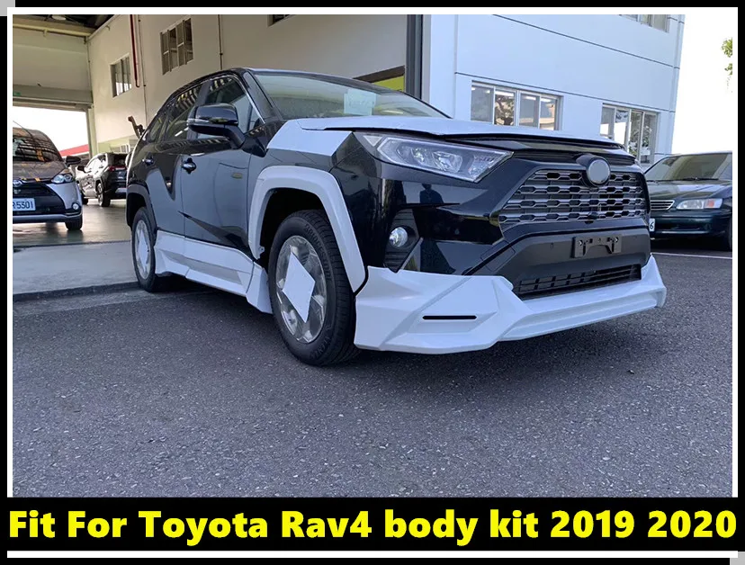 Комплект кузова автомобиля передний и задний бампер с дневными ходовыми огнями